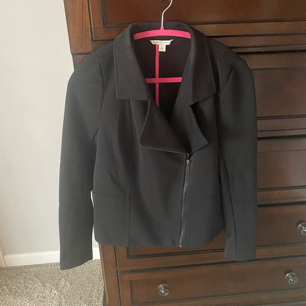 CATO size large black Moto jacket